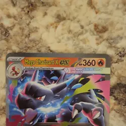 Pokemon Mega Charizard X EX Me02 Phantasmal Flames Double Rare Holo Takuyoa - Image 2