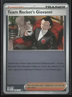 Team Rocket's Giovanni 204/217 ME: Ascended Heroes Pokemon Reverse Holo LP - Image 1