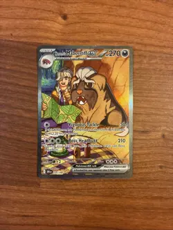 Pokemon Arven's Mabosstiff EX 235/182 SIR LP Destined Rivals - Image 1