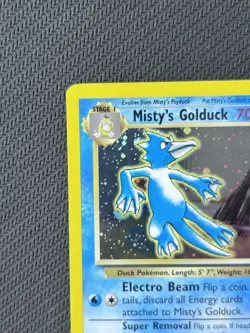 Misty's Golduck 💫 Swirl NM LP Gym Challenge Holo Rare 12 Pokemon 12/132 WOTC - Image 3