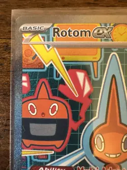 Rotom ex 126/094 SIR Full Art Holo Pokemon Mega Evolution Phantasmal Flames - Image 2