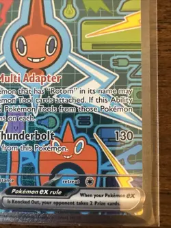 Rotom ex 126/094 SIR Full Art Holo Pokemon Mega Evolution Phantasmal Flames - Image 4