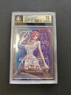 One Piece CCG Vinsmoke Reiju EB02 Special OP06-042 BGS 10 Gem Mint - Image 1