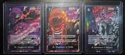 One Piece Alt Art Bundle - Saturn, Ju Peter & Nusjuro 3/5 Elders - OP13 NM Eng - Image 1
