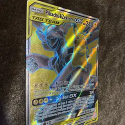 Pikachu & Zekrom GX 162/181 Near Mint Full Art Ultra Rare SM Team Up. - Image 4