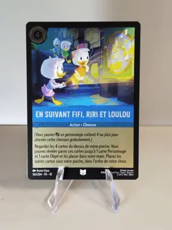 LORCANA FR - Chapitre 10 163/204 En suivant Fifi, Riri et Loulou -✨FOIL✨Neuf - Image 1