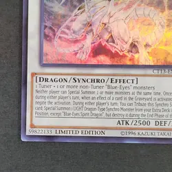 Yugioh TCG - Blue-Eyes Spirit Dagon - CT13-EN009 - Limited - NM Secret Rare 2013 - Image 3