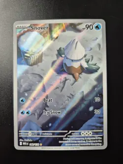 Pokemon TCG Snover Illustration Rare Mega Evolution Card 140/132 NM/M Condition - Image 1