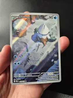 Pokemon TCG Snover Illustration Rare Mega Evolution Card 140/132 NM/M Condition - Image 3