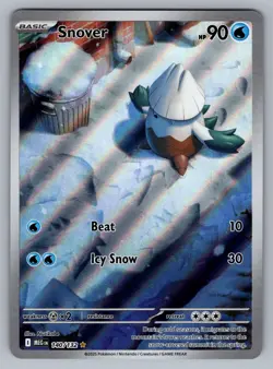Pokemon TCG Snover - Illustration Rare ME01: Mega Evolution 140/132 NM - Image 1