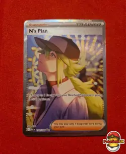 N's Plan 170/086 Black Bolt Special Illustration Rare Card Pokemon TCG - Image 1