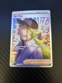 Pokemon TCG N's Plan 170/086 Black Bolt Special Illustration Rare - Image 1