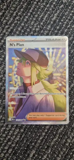 Pokemon TCG N's Plan 170/086 Black Bolt Special Illustration Card - Image 1