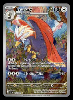 Braviary 214/191 Illustration Rare Surging Sparks Pokemon Card - Image 1