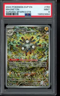 PSA 9 - 2024 Magneton 159 Sv: Scarlet & Violet Promo Cards Holo Pokemon - Image 1