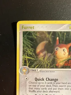 Pokemon Card-Furret -Ex Rocket Returns-Holo-22/109-ENG-STAMPED-Very Good - Image 3