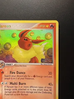 Pokemon Card-Flareon -Holo-Unseen Forces-5/115-ENG-Stamped-Excellent - Image 3