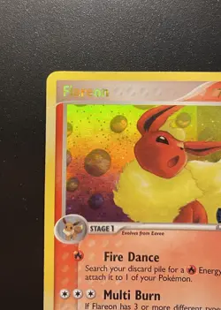 Pokemon Card-Flareon -Holo-Unseen Forces-5/115-ENG-Stamped-Excellent - Image 4