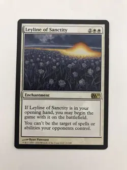 Leyline of Sanctity MTG Magic the Gathering Card LP Lightly Played M11 - Image 1