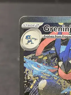 Greninja ex SVP 132 Scarlet & Violet Full Art Black Star Promo Pokemon Card NM A - Image 2