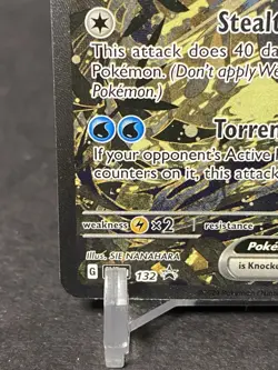 Greninja ex SVP 132 Scarlet & Violet Full Art Black Star Promo Pokemon Card NM A - Image 3