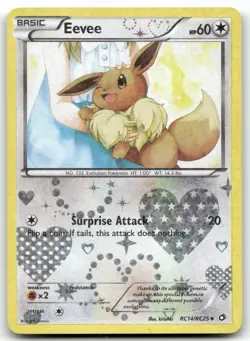 Eevee RC14/RC25 Legendary Treasures: Radiant Collection Pokemon Card TCG - Image 1