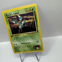 Pokemon Card - Brock's Zubat Gym Heroes 24/132 1st Edition Rare LP - Image 4