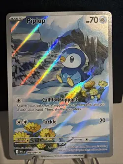 Piplup Pokemon TCG Pocket Illustration Rare Card - Image 1