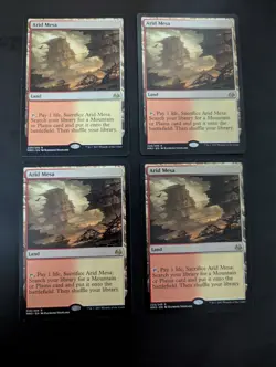 Magic the Gathering: 4x Arid Mesa Modern Masters 2017 NM - Image 1