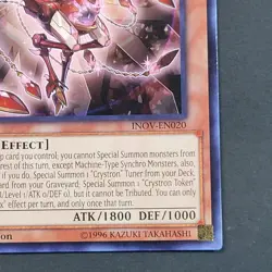Yugioh TCG - 3x Crystron Rosenix - INOV-EN020 - NM/LP - 1st Ed. - Common - 2016 - Image 4