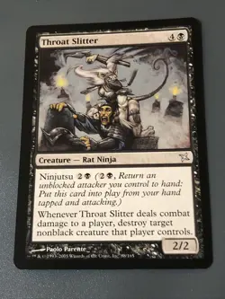 Throat Slitter X1 Betrayers Of Kamigawa NM Condition See Pics Front/back - Image 1