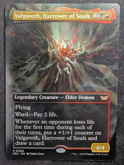 Valgavoth, Harrower of Souls - Borderless - Duskmourn Commander (MTG) - Image 1