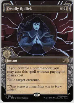 MTG Deadly Rollick (Showcase) Normal NM Avatar: The Last Airbender: Magic 309 - Image 1