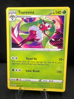 Tsareena 015 Rare Pokemon Chilling Reign 198 2021 - Image 1