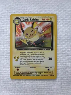 Dark Raichu - 83/82 - Pokemon Team Rocket Secret Rare Unlimited Holo - Image 1