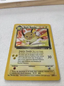 Dark Raichu - 83/82 - Pokemon Team Rocket Secret Rare Unlimited Holo - Image 4