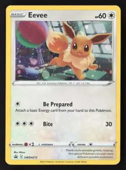 Eevee - Promo Holo SWSD SWSH212 NM Pokemon TCG - Image 1