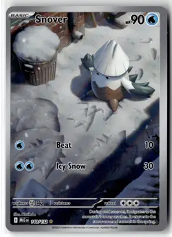 Snover ⭐ 140/132 Holo Illustration Rare Mega Evolution 2025 Pokemon NM - Image 1