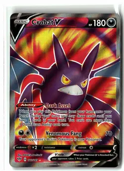 Crobat V ⭐ 182/189 Holo Ultra Rare Darkness Ablaze 2020 Pokemon NM - Image 1