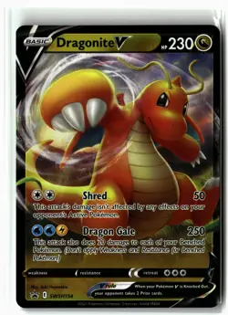 Dragonite V ⭐ SWSH154 Holo Promo Sword & Shield Promo Pokemon NM - Image 1