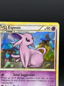 Pokemon Espeon 2/90 - Cracked Ice Holo Deck Exclusive - MP - Image 3