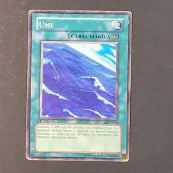 Yugioh TCG - Umi - LDD-S050 / LOB-050 - MP/HP - 1st Vintage Common Spanish 2003 - Image 2