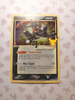 Pokemon TCG - Greninja Gold Star Holo Promo SWSH144 Double Swirls NEAR MINT🔥🔥 - Image 1