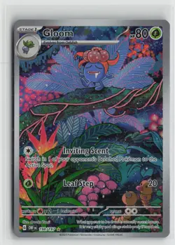 Gloom 198/197 Illustration Rare Obsidian Flames Pokemon NM - Image 1