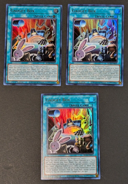Yugioh TCG - 3x Gadget Box - BLCR-EN019 - 1st - NM/LP - Ultra Rare - 2022 Spell - Image 1