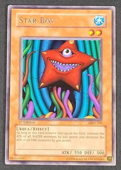 Yugioh TCG - Star Boy - MRD-109 - NM/LP - 1st - Vintage - Metal Raiders - 2002 - Image 1