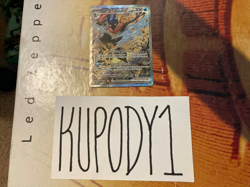 Greninja EX SVP 132 Pokemon Scarlett & Violet Black Star Promo LP Full Art Holo - Image 1