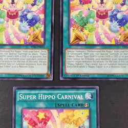 Yugioh TCG - 3x Super Hippo Carnival - TDIL-EN053 - 1st Edition - Common - 2016 - Image 3