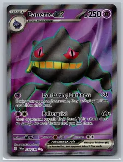 Banette ex 229/198 Ultra Rare Scarlet & Violet Pokemon Near Mint - Image 1