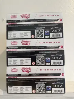 Pokemon TCG Scarlet & Violet White Flare ELITE TRAINER BOX ETB - Sealed Lot of 3 - Image 4